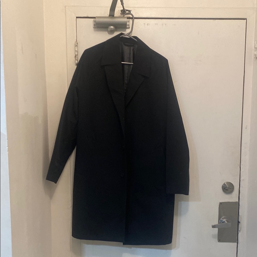 Men's Black Overcoat